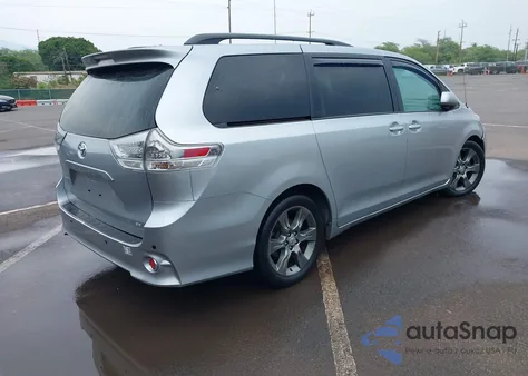 2013 Toyota Sienna Se 8 Passenger из США, поврежденный, VIN 5TDXK3DC4DS366898